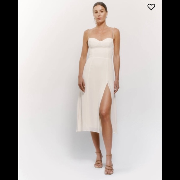Reformation | Dresses | Reformation Juliette Dress In Ivory | Poshmark